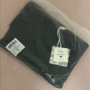 Kate Quinn Black Swaddle Blanket